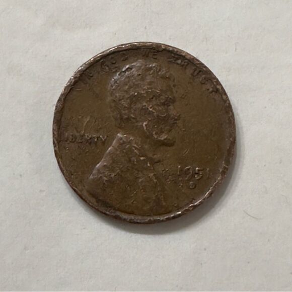1951D & 1952D Wheat Penny Rare Coins - Picture 3 of 11